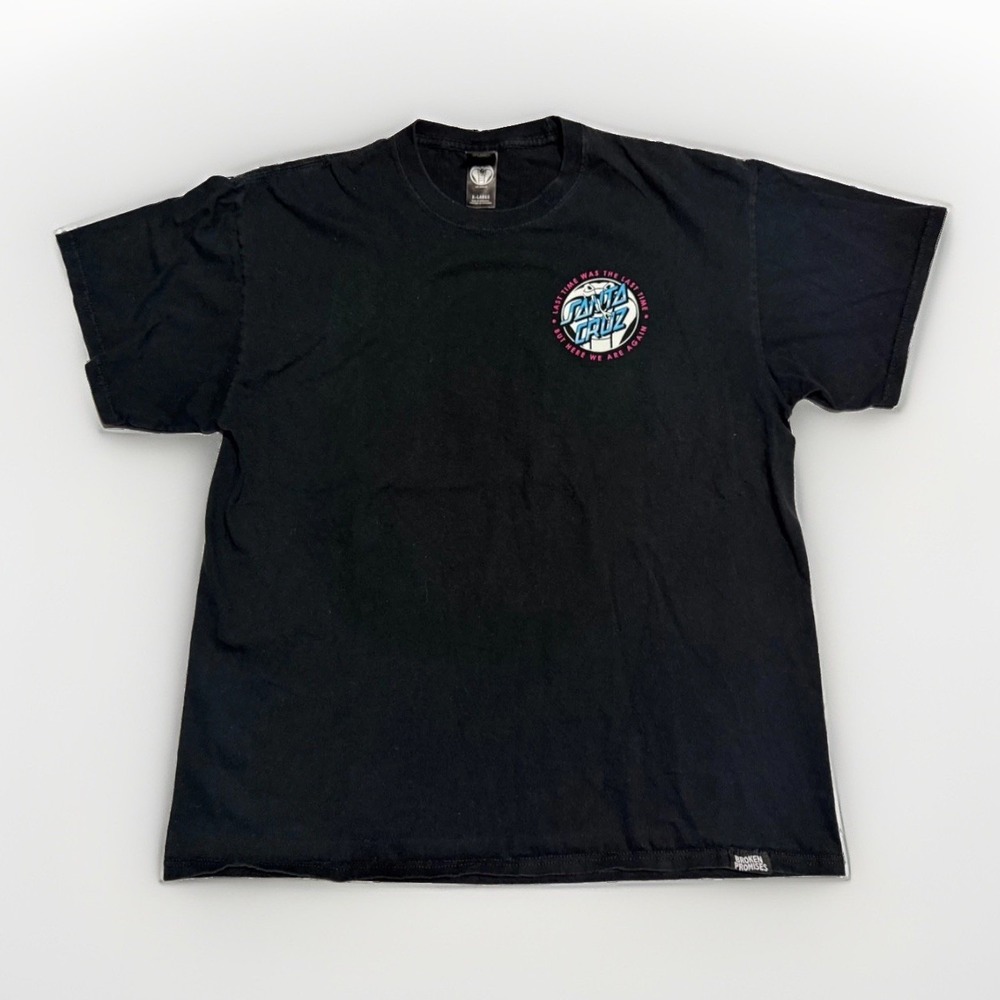 Broken‎ Promises Santa Cruz Skate Streetwear Tee Mens XL Gothic Pinup - Picture 2 of 8